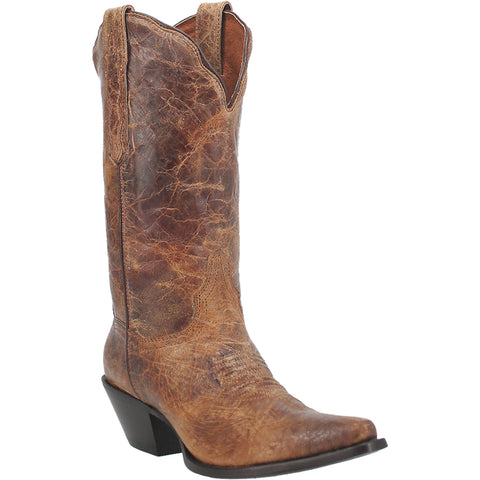 Dan Post Womens Colleen Cowboy Boots Leather Tan