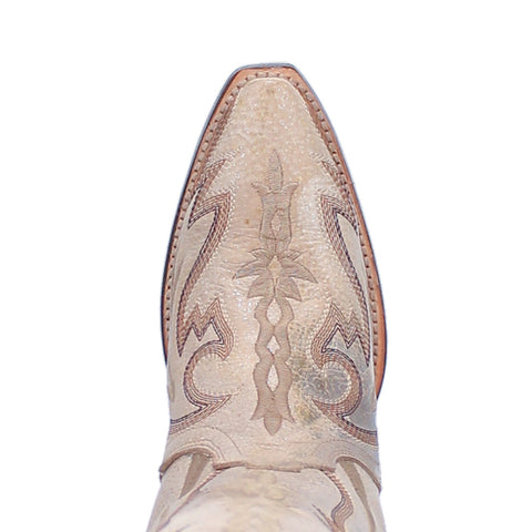 Dan Post Womens Silvie Bone Leather Fashion Boots 8 M