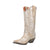 Dan Post Womens Frost Bite Cowboy Boots Leather Silver