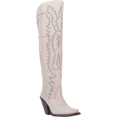 Dan Post Womens Loverly Fashion Boots Leather White