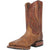 Dan Post Mens Dugan Brown Bison Leather Cowboy Boots