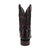 Dan Post Mens Alamosa Black Cherry Full Quill Ostrich Cowboy Boots