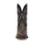 Dan Post Mens Alamosa Grey/Black Full Quill Ostrich Cowboy Boots