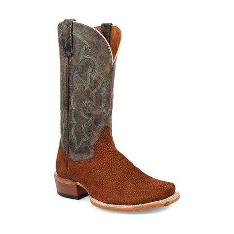 Dan Post Mens Cappy Tan/Brown Carpincho Cowboy Boots 10 EW