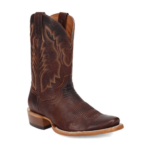 Dan Post Mens Boerne Cognac Leather Cowboy Boots 12 D