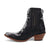 Dan Post Womens Crystalie Black Leather Ankle Boots 10 M