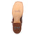 Dan Post Womens Lacey Brown/Red Leather Cowboy Boots 10 M