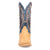 Dan Post Mens Brady Tan/Blue Full Quill Ostrich Cowboy Boots