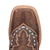 Dan Post Womens Gretchen Sanded Brown Leather Cowboy Boots
