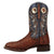 Dan Post Mens Marsh Cognac/Blue Caiman 12in Cowboy Boots
