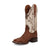 Dan Post Womens Clarabelle Brown/White Hair-On Cowhide Cowboy Boots