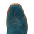 Dan Post Womens Lanessa Turquoise/Bone Suede 13in Cowboy Boots