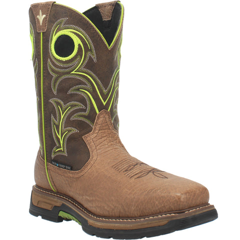 Dan Post Mens Brown Storms Eye 11in Waterproof Cowboy Boots Leather 13 W