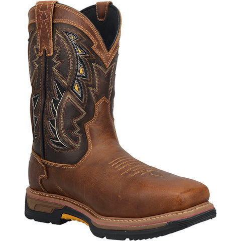 Dan Post Mens Warrior Work Boots Leather Tan/Brown