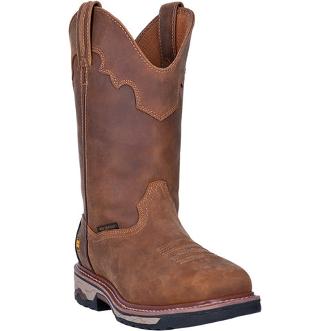 Dan Post Mens Blayde Waterproof St Cowboy Boots Leather Saddle Tan 16 D