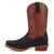 Dan Post Mens Creed Black/Red Leather Cowboy Boots 10 D