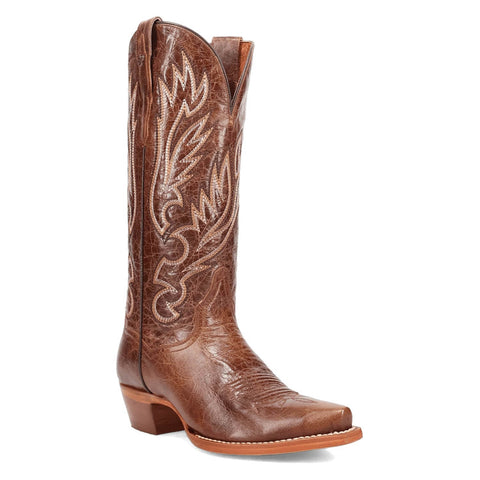Dan Post Womens Katy Brown Leather Cowboy Boots 9.5 M
