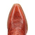 Dan Post Womens Katy Rustic Orange Leather Cowboy Boots