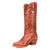 Dan Post Womens Katy Rustic Orange Leather Cowboy Boots