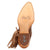Dan Post Womens Dayla Tan Leather Fringe Cowboy Boots