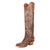 Dan Post Womens Rustic Ridge Brown Leather Cowboy Boots