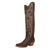 Dan Post Womens Prairie Dancer Brown Leather 18in Fringe Cowboy Boots
