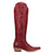 Dan Post Womens Heartland Red Leather 18in Zip Cowboy Boots