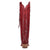 Dan Post Womens Heartland Red Leather 18in Zip Cowboy Boots