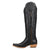 Dan Post Womens Heartland Black Leather 18in Zip Cowboy Boots