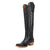Dan Post Womens Heartland Black Leather 18in Zip Cowboy Boots