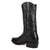 Dan Post Womens Rio Grande Black Leather 13in Cowboy Boots