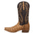 Dan Post Womens Grit Tan/Dark Brown FQ Ostrich 13in Cowboy Boots