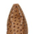 Dan Post Womens Grit Tan/Dark Brown FQ Ostrich 13in Cowboy Boots