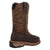Dan Post Mens Duster Waterproof Steel Toe Dark Brown/Olive Leather Work Boots