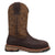 Dan Post Mens Duster Waterproof Steel Toe Dark Brown/Olive Leather Work Boots