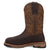 Dan Post Mens Duster Waterproof Steel Toe Dark Brown/Olive Leather Work Boots