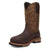Dan Post Mens Duster Waterproof Steel Toe Dark Brown/Olive Leather Work Boots