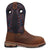 Dan Post Mens Saddlebred Waterproof Steel Toe Brown/Navy Leather Work Boots