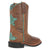 Dan Post Kids Girls Starr Brown Leather Cowboy Boots