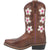 Dan Post Kids Girls Giselle Color Changing Brown Leather Cowboy Boots