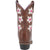 Dan Post Kids Girls Giselle Color Changing Brown Leather Cowboy Boots