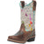 Dan Post Childrens Girls Rumi Cowboy Boots Leather White