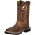 Dan Post Kids Boys Brown Amarillo 8in Square Toe Cowboy Boots Leather