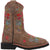 Dan Post Kids Girls Fleur Cowboy Boots Leather Taupe 13.5 D