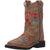 Dan Post Kids Girls Fleur Cowboy Boots Leather Taupe 13.5 D