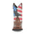 Dan Post Youth Unisex Buck Brown/Flag Leather Cowboy Boots