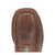 Dan Post Youth Unisex Buck Brown/Flag Leather Cowboy Boots