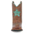 Dan Post Youth Girls Starr Brown Leather Cowboy Boots