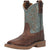 Dan Post Youth Boys Lil Bisbee Cowboy Boots Leather Brown/Blue