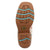 Dan Post Kids Girls Starlett White Multi Leather 8in Cowboy Boots